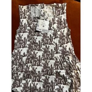 NWT Kate Quinn Sleeveless Bubble Ballerina Top in Neutral Cactus 7Y